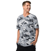 Frozen Tundra Topo CAMO Unisex Baseball Jersey