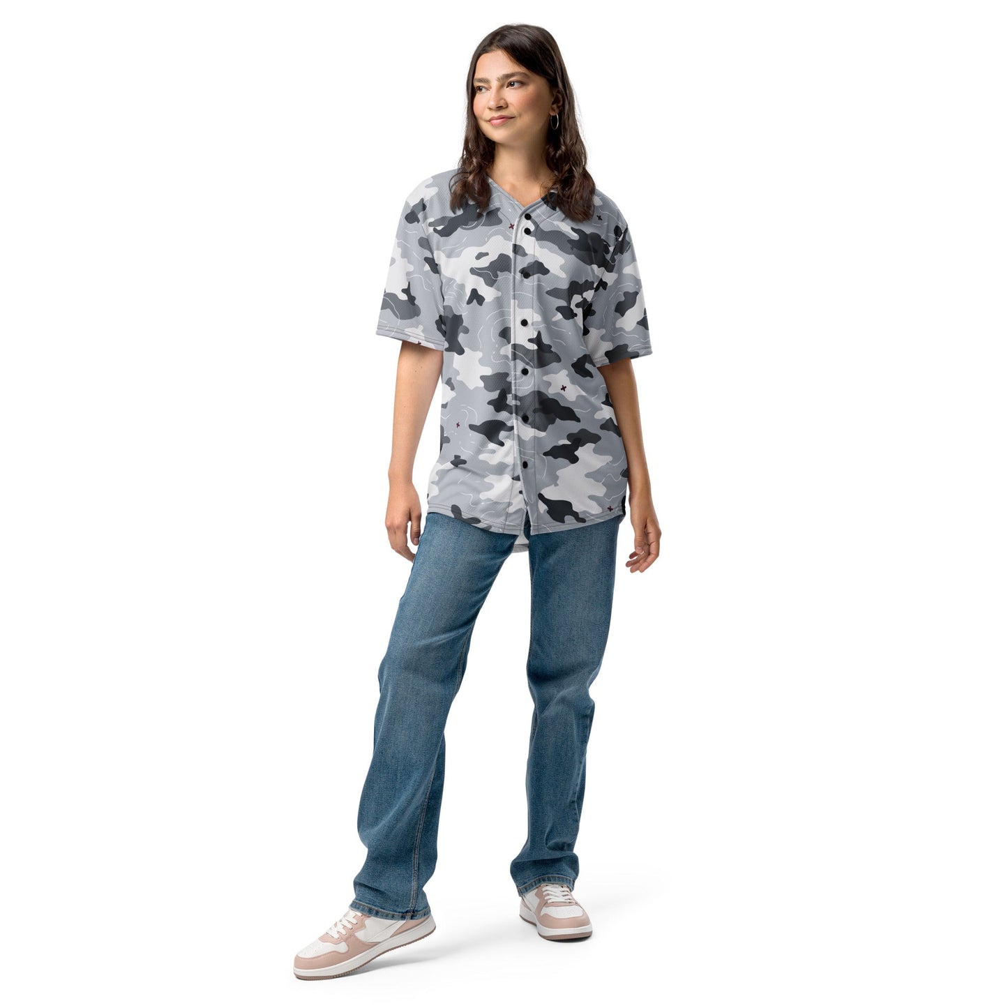 Frozen Tundra Topo CAMO baseball jersey - Baseball Jerseys