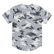Frozen Tundra Topo CAMO Unisex Baseball Jersey