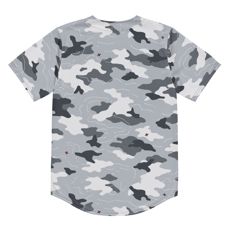Frozen Tundra Topo CAMO Unisex Baseball Jersey