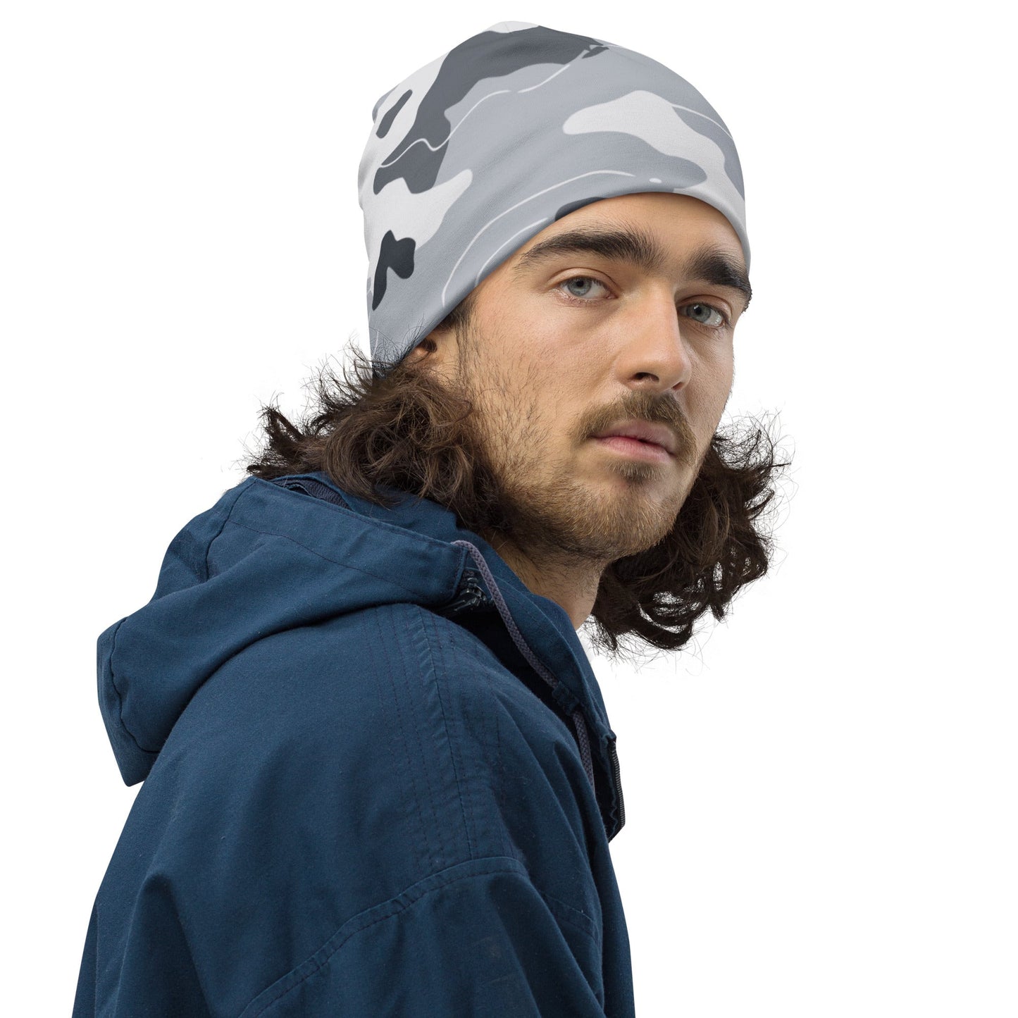Frozen Tundra Topo CAMO Beanie - Beanies