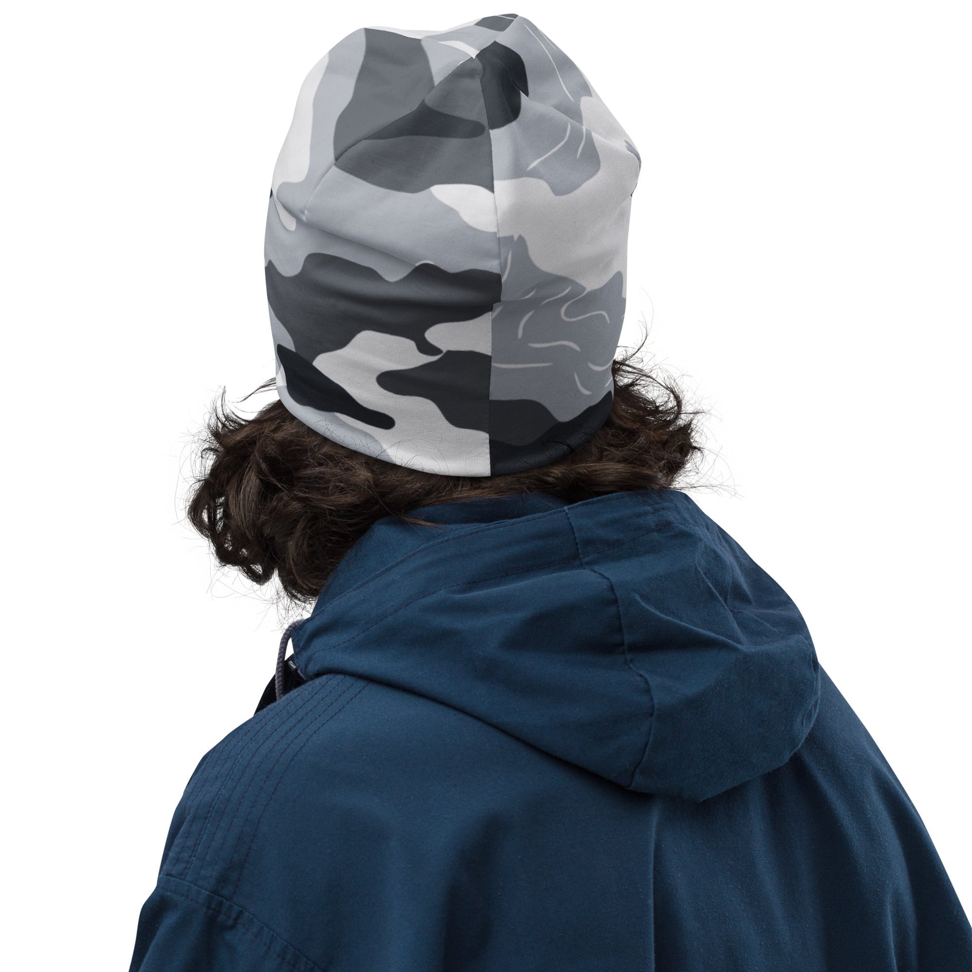 Frozen Tundra Topo CAMO Beanie - Beanies