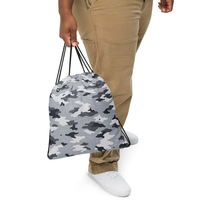 Frozen Tundra Topo CAMO Drawstring Bag - Bags