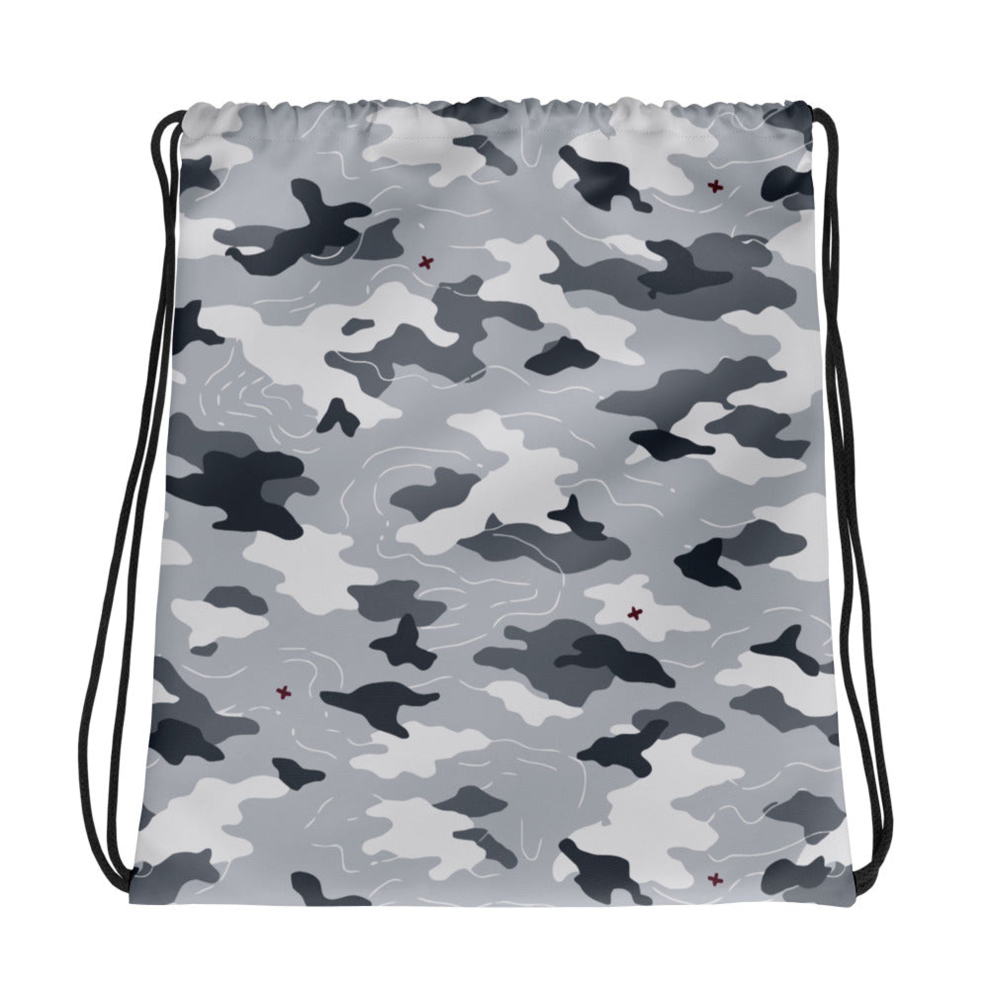 Frozen Tundra Topo CAMO Drawstring Bag - Bags