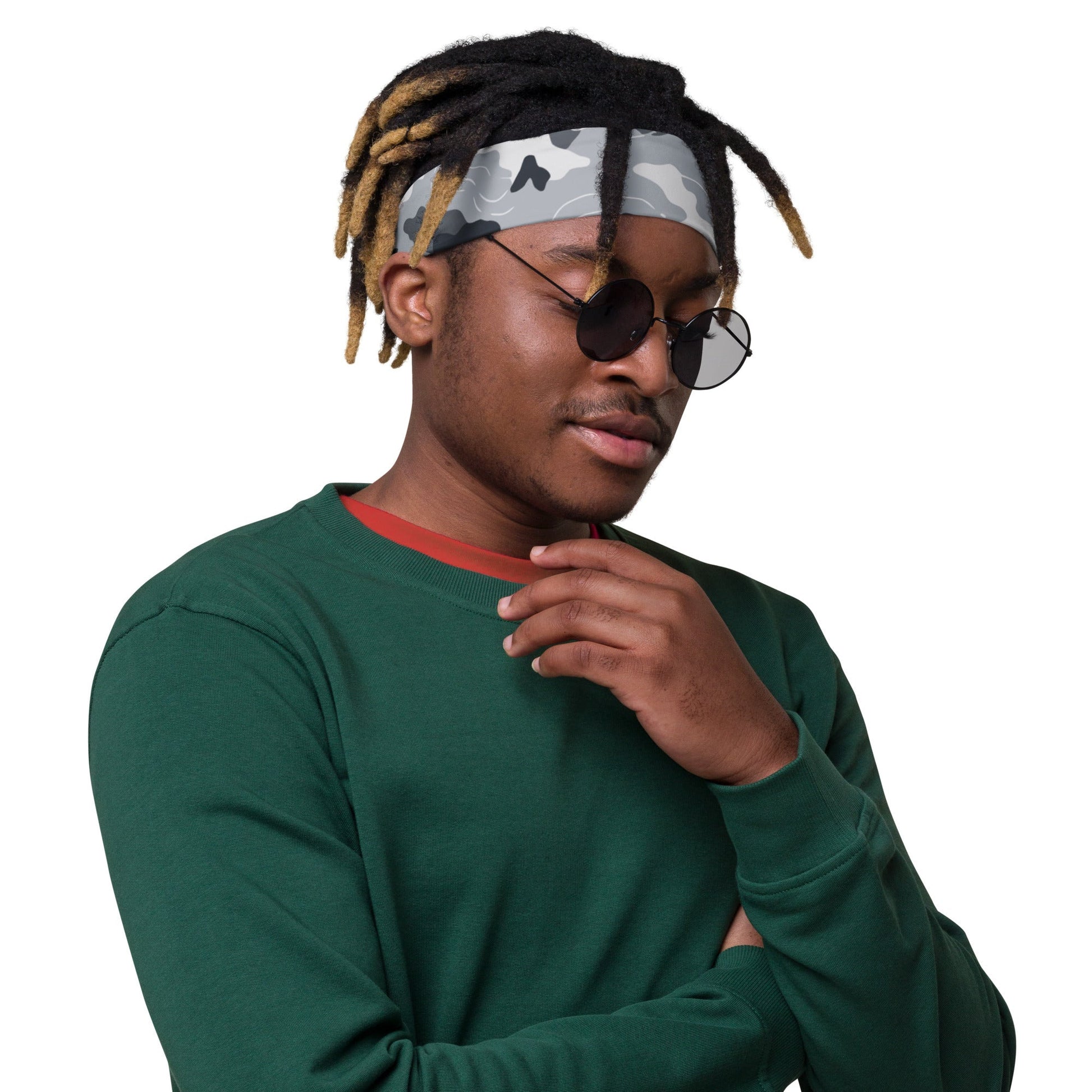 Frozen Tundra Topo CAMO Headband - Headbands