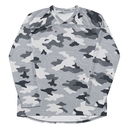 Frozen Tundra Topo CAMO hockey fan jersey - Hockey Jerseys