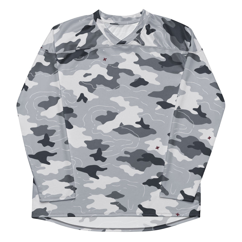 Frozen Tundra Topo CAMO Unisex Hockey Fan Jersey