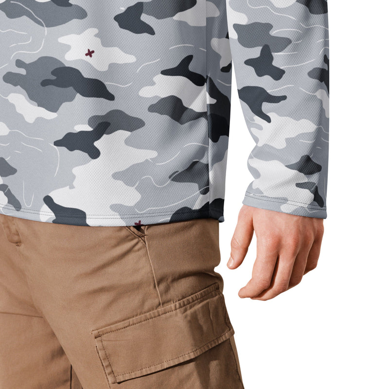 Frozen Tundra Topo CAMO Unisex Hockey Fan Jersey