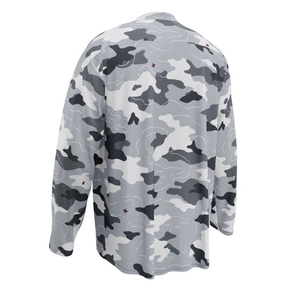 Frozen Tundra Topo CAMO hockey fan jersey - Hockey Jerseys