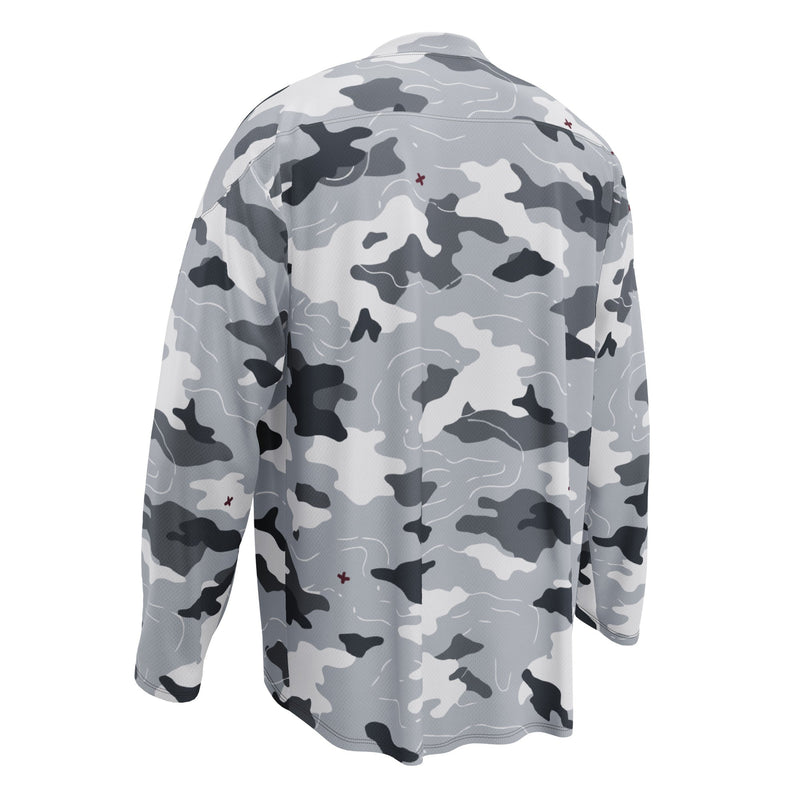 Frozen Tundra Topo CAMO Unisex Hockey Fan Jersey