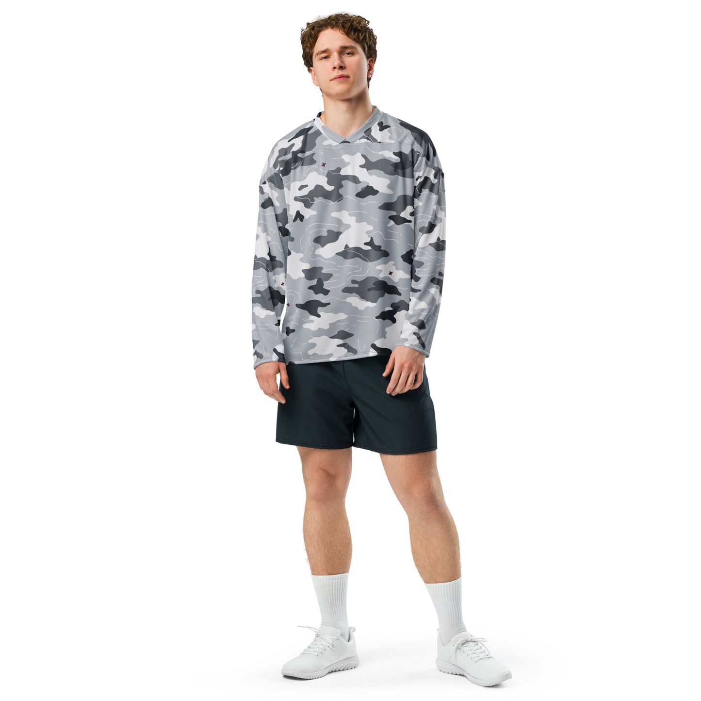 Frozen Tundra Topo CAMO hockey fan jersey - Hockey Jerseys