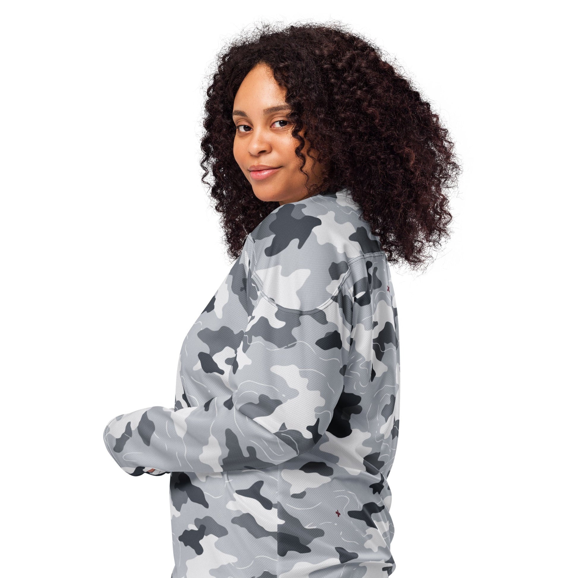 Frozen Tundra Topo CAMO hockey fan jersey - Hockey Jerseys