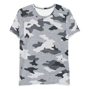 Frozen Tundra Topo CAMO Mens Athletic T-Shirt - Shirt