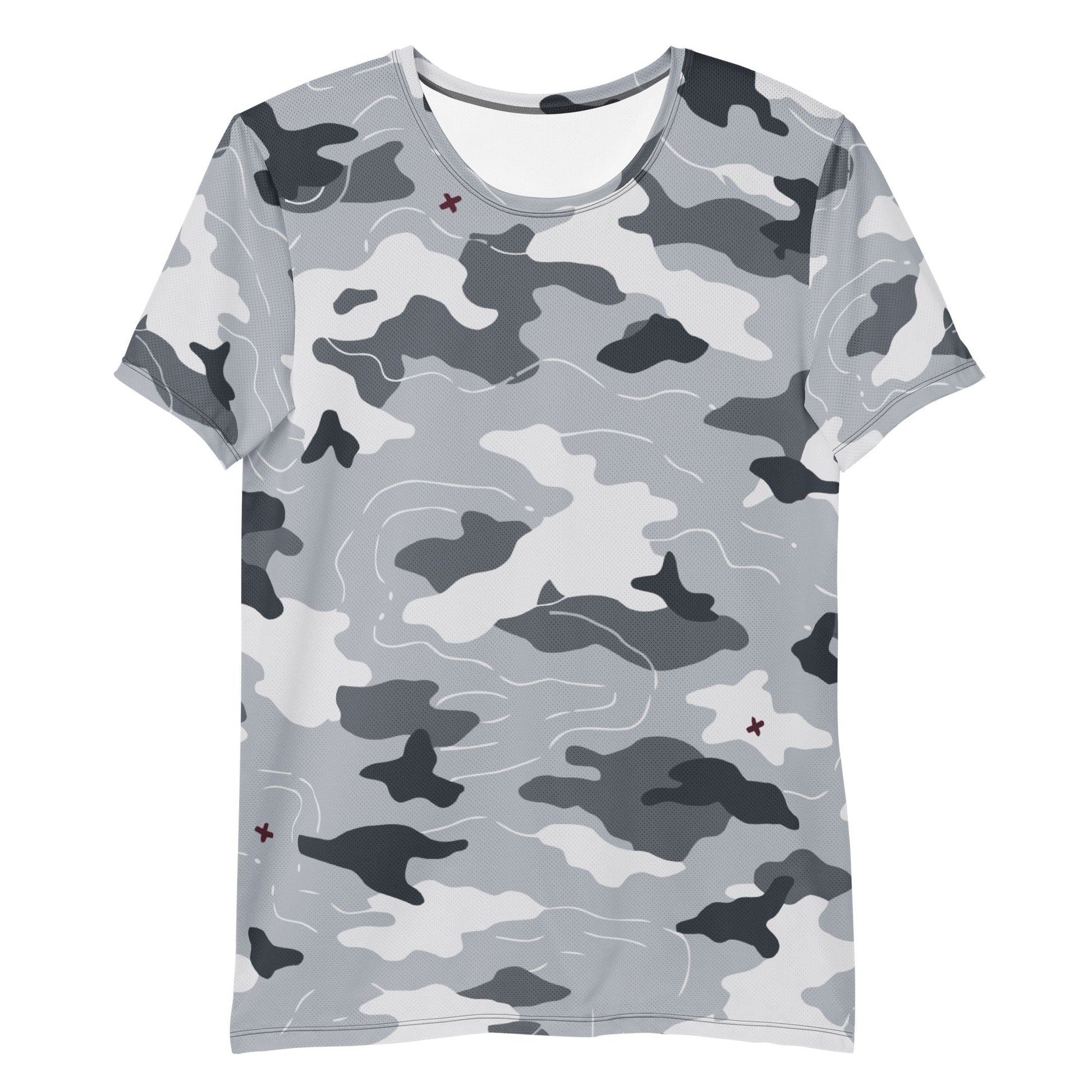 Frozen Tundra Topo CAMO Mens athletic t-shirt - Athletic T-Shirts