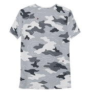 Frozen Tundra Topo CAMO Mens Athletic T-Shirt - Shirt