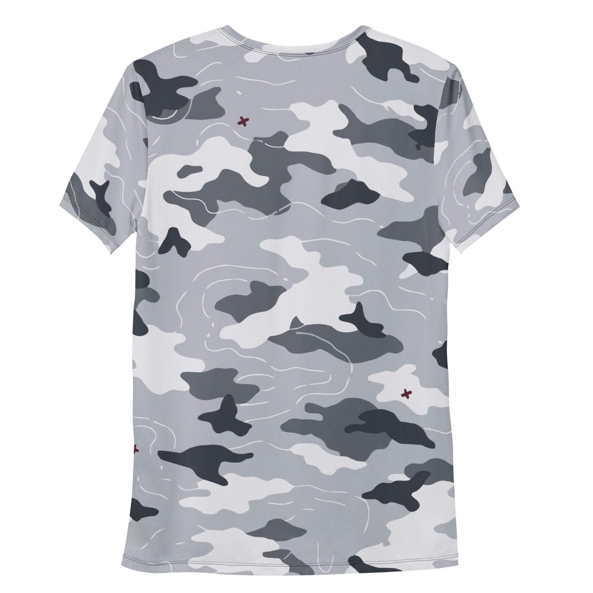 Frozen Tundra Topo CAMO Mens athletic t-shirt - Athletic T-Shirts