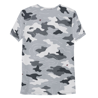 Frozen Tundra Topo CAMO Mens athletic t-shirt - Athletic T-Shirts