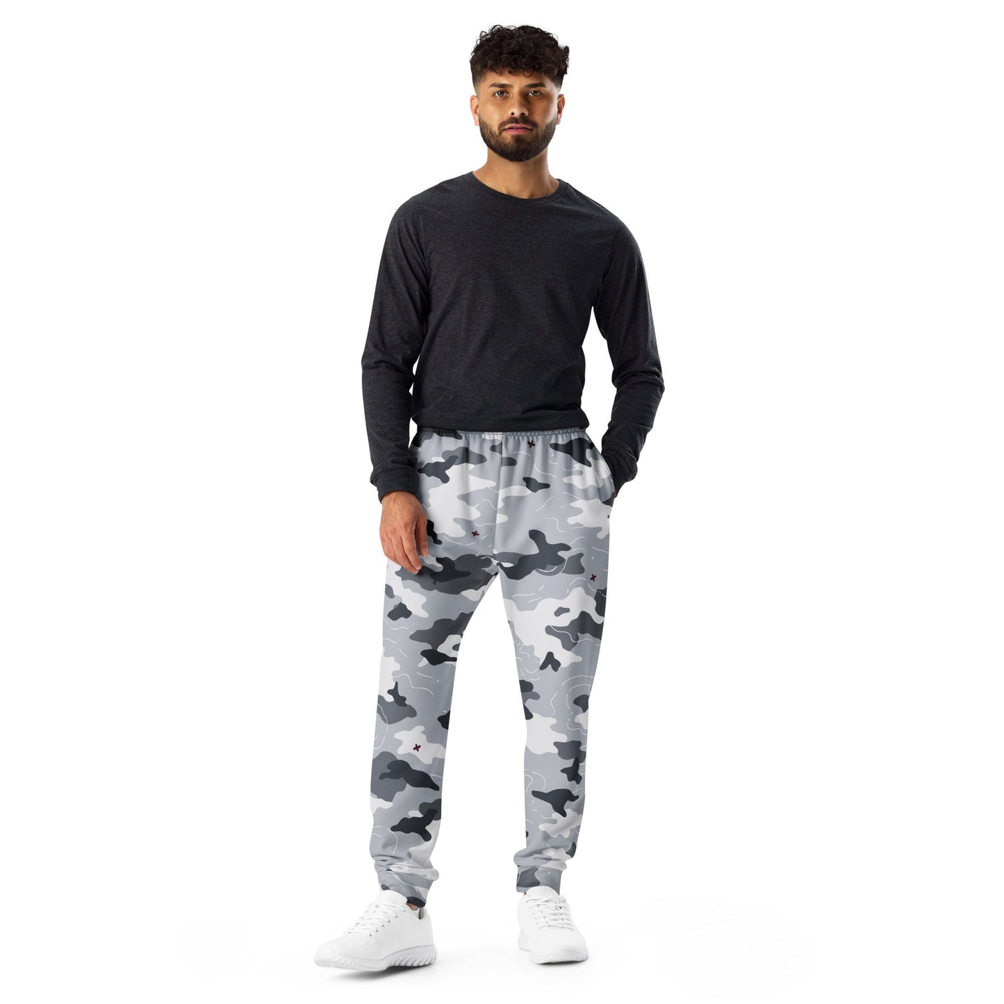Frozen Tundra Topo CAMO Mens Joggers