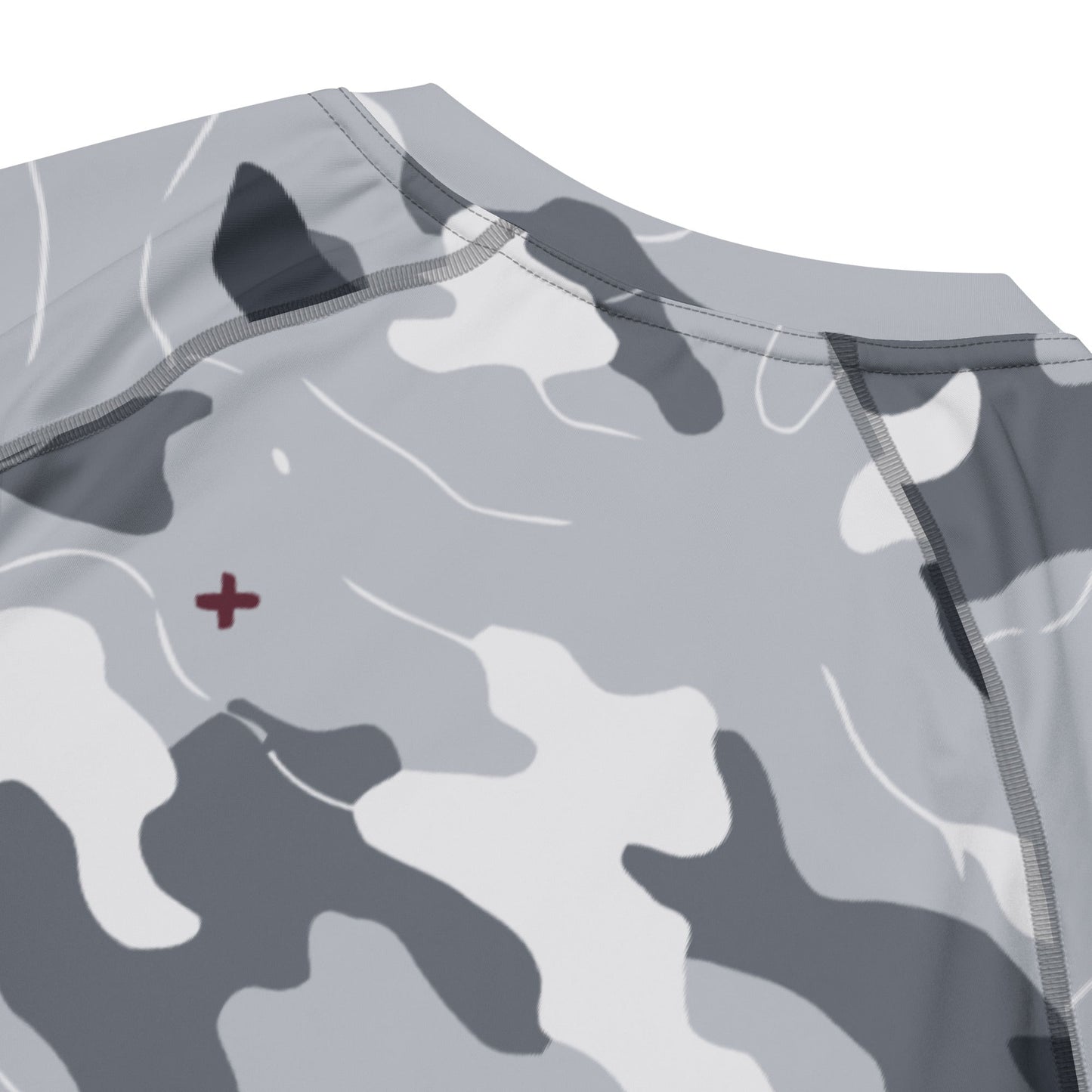 Frozen Tundra Topo CAMO Mens Short-Sleeve Rash Guard