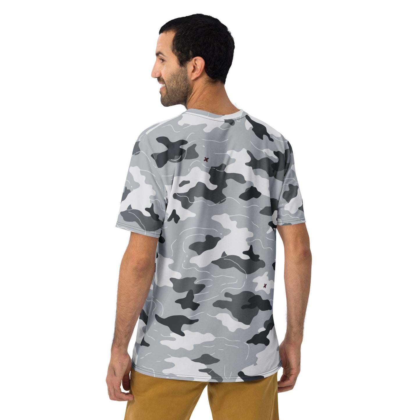 Frozen Tundra Topo CAMO Mens t-shirt - T-Shirts