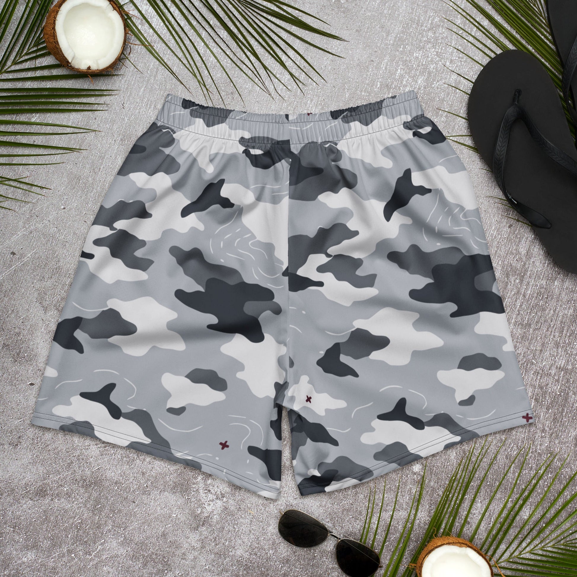 Frozen Tundra Topo CAMO Unisex Athletic Long Shorts