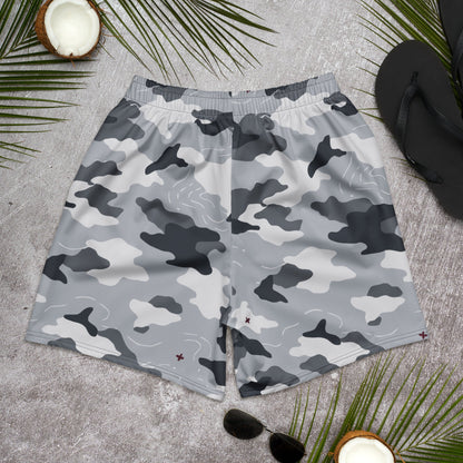 Frozen Tundra Topo CAMO Unisex Athletic Long Shorts