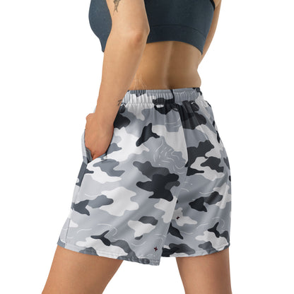 Frozen Tundra Topo CAMO Unisex Athletic Long Shorts
