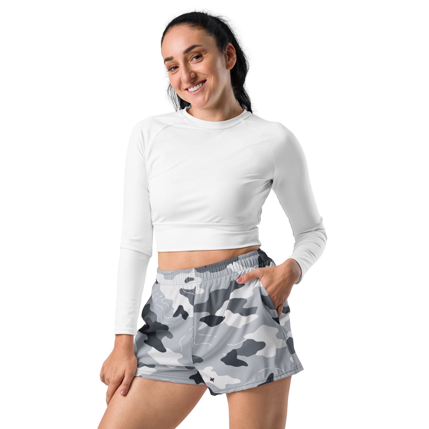 Frozen Tundra Topo CAMO Unisex Athletic Shorts
