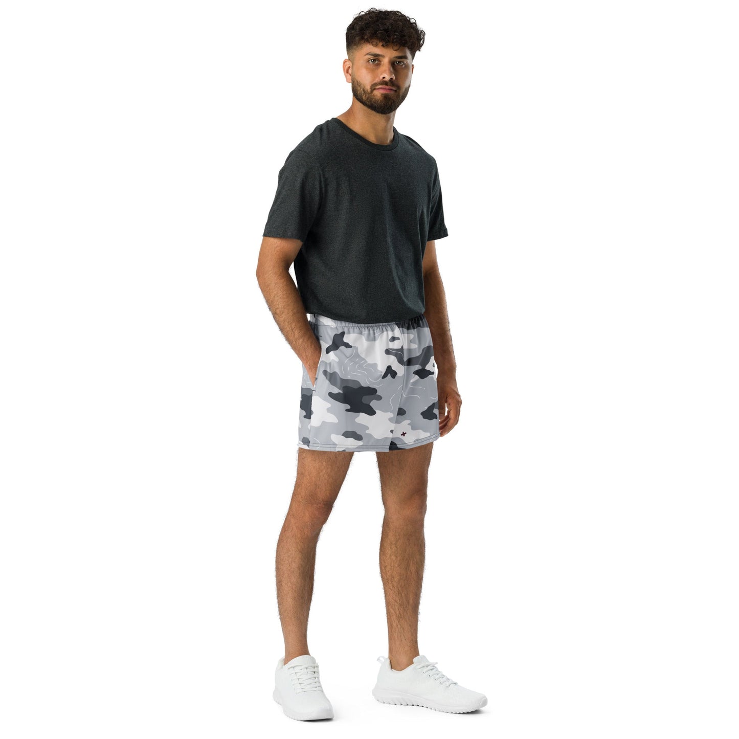 Frozen Tundra Topo CAMO Unisex Athletic Shorts