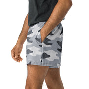 Frozen Tundra Topo CAMO Unisex Athletic Shorts - XS