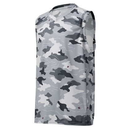 Frozen Tundra Topo CAMO unisex basketball jersey - Basketball Jerseys