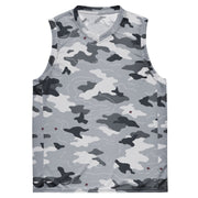 Frozen Tundra Topo CAMO Unisex Basketball Jersey