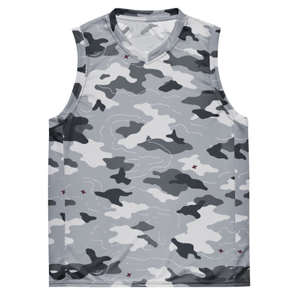 Frozen Tundra Topo CAMO unisex basketball jersey - Basketball Jerseys