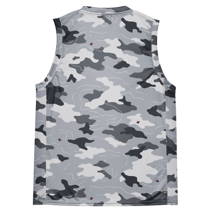 Frozen Tundra Topo CAMO unisex basketball jersey - Basketball Jerseys
