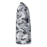 Frozen Tundra Topo CAMO Unisex Short-Sleeve Button Shirt