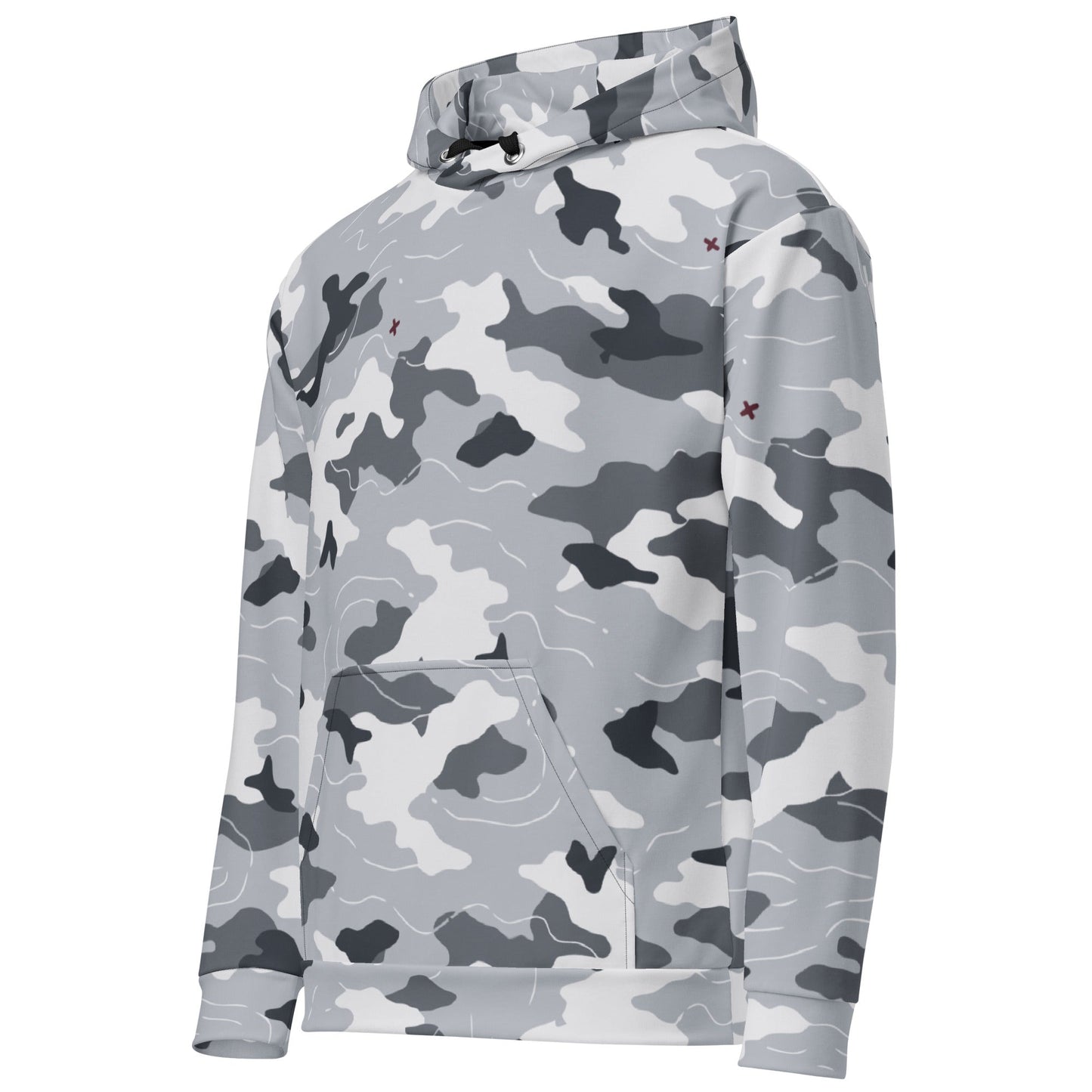 Frozen Tundra Topo CAMO Unisex Hoodie - Hoodies