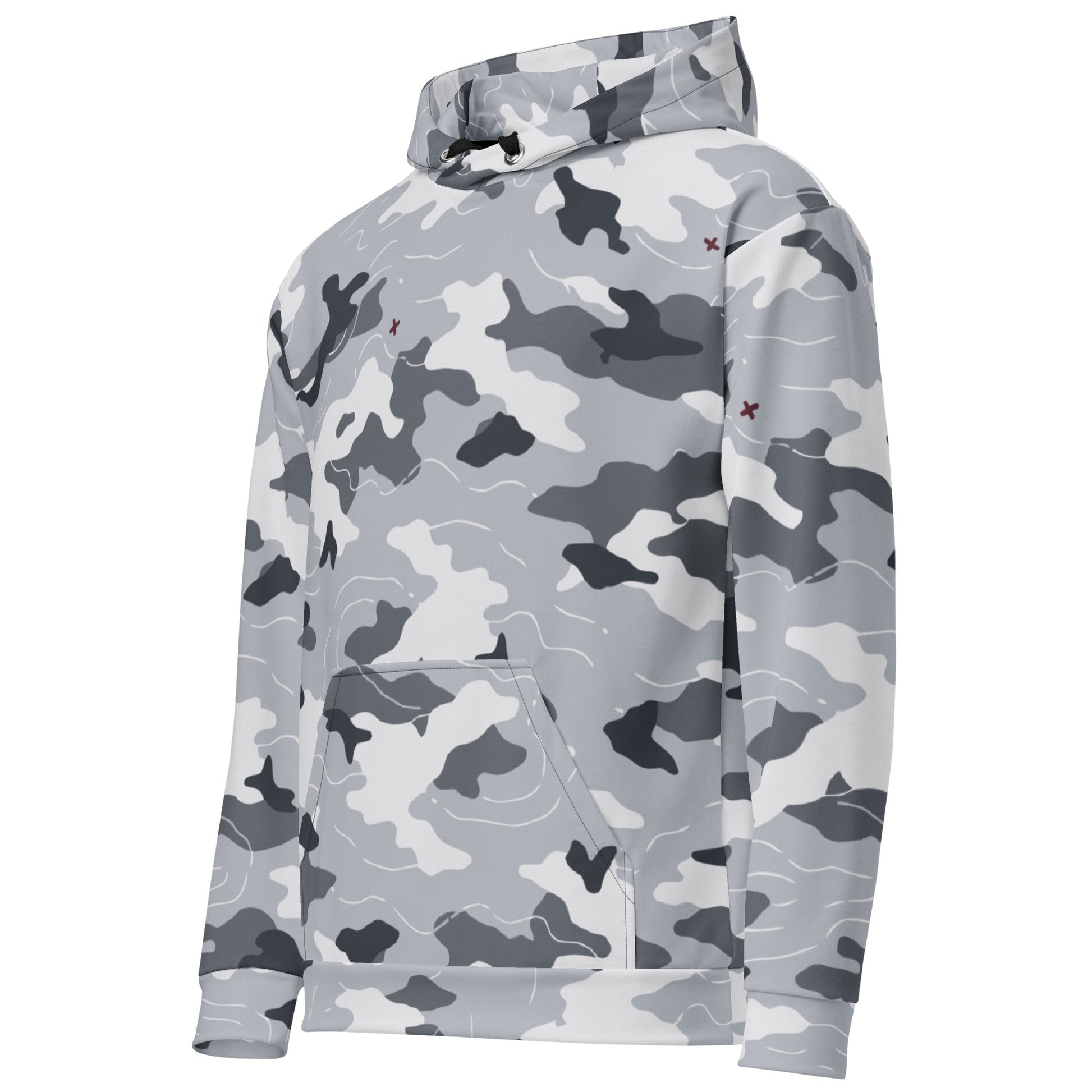 Frozen Tundra Topo CAMO Unisex Hoodie - Hoodies