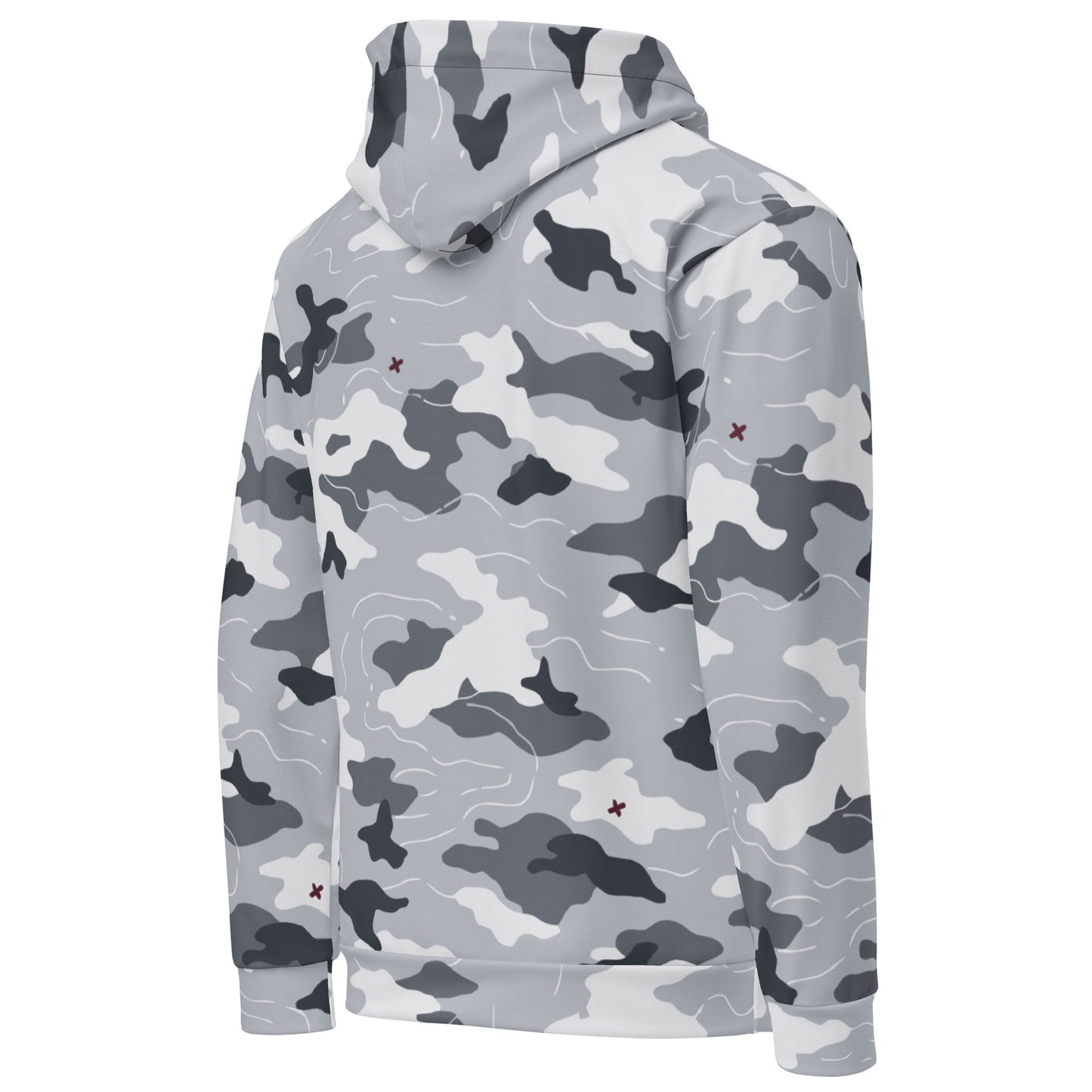 Frozen Tundra Topo CAMO Unisex Hoodie - Hoodies
