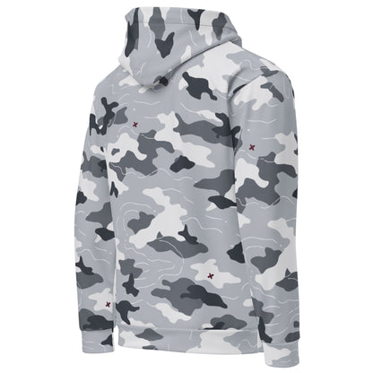 Frozen Tundra Topo CAMO Unisex Hoodie - Hoodies