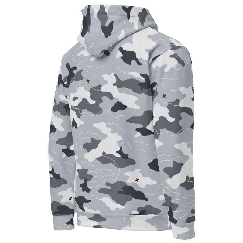 Frozen Tundra Topo CAMO Unisex Hoodie