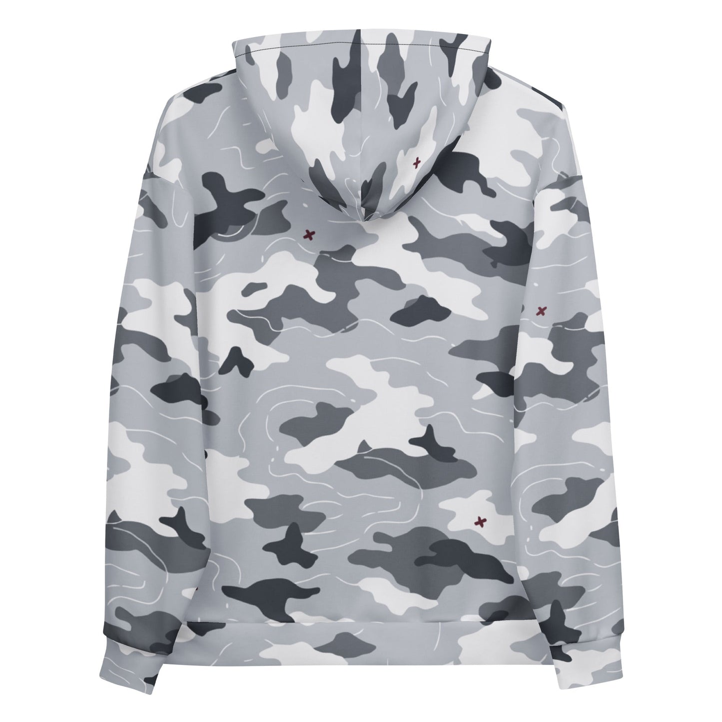 Frozen Tundra Topo CAMO Unisex Hoodie - Hoodies