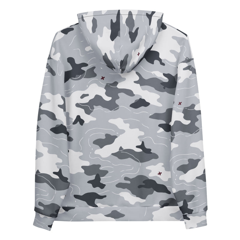 Frozen Tundra Topo CAMO Unisex Hoodie
