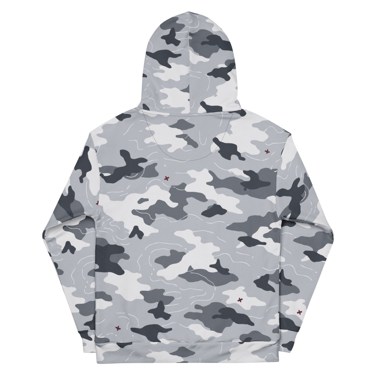 Frozen Tundra Topo CAMO Unisex Hoodie - Hoodies