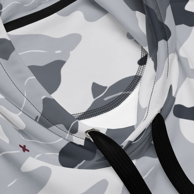Frozen Tundra Topo CAMO Unisex Hoodie