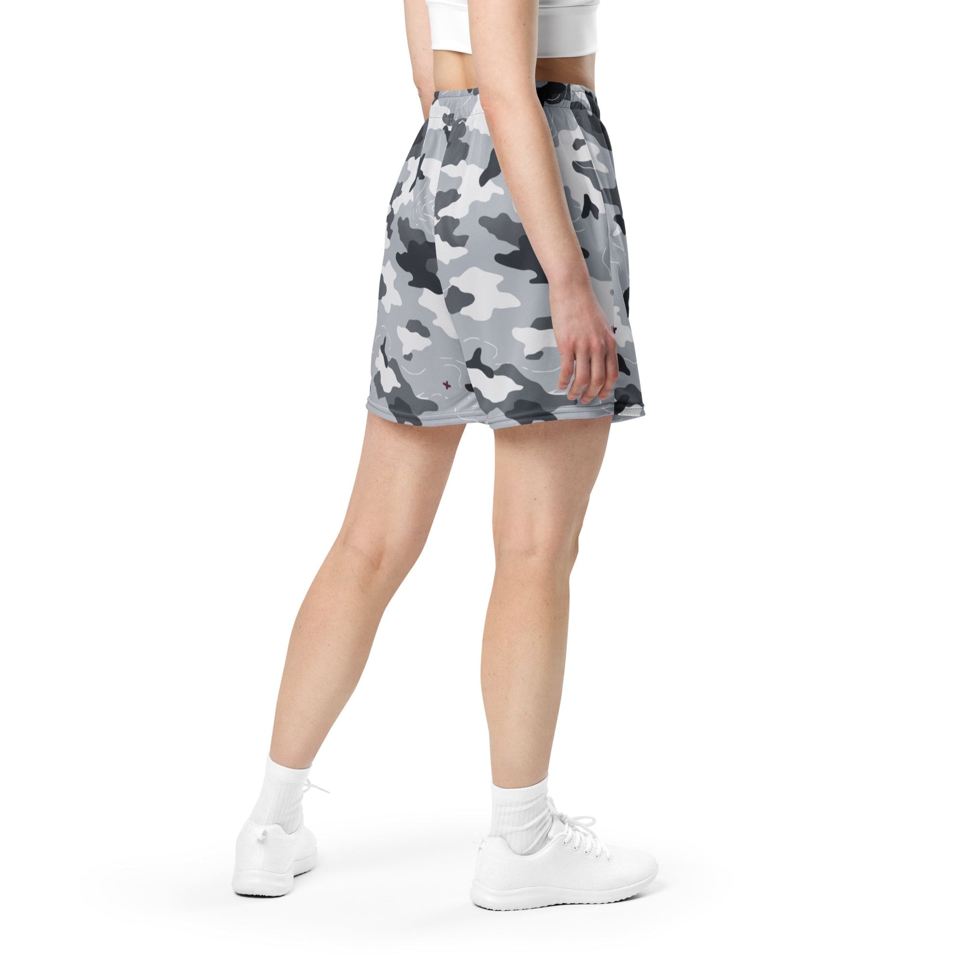 Frozen Tundra Topo CAMO Unisex mesh shorts - Mesh Shorts