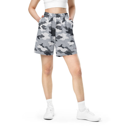 Frozen Tundra Topo CAMO Unisex mesh shorts - Mesh Shorts