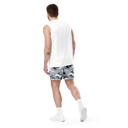 Frozen Tundra Topo CAMO Unisex mesh shorts - Mesh Shorts