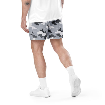 Frozen Tundra Topo CAMO Unisex mesh shorts - Mesh Shorts