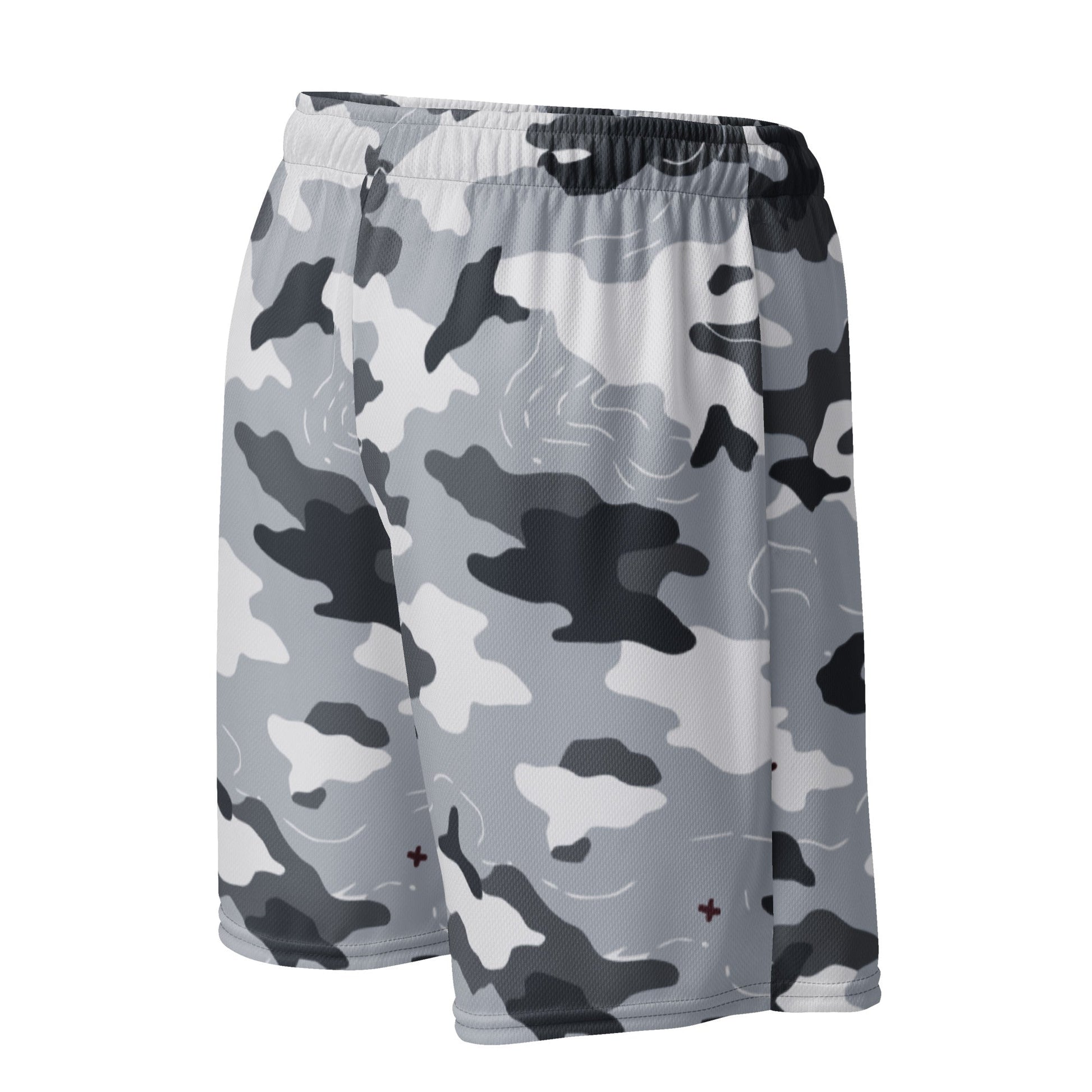 Frozen Tundra Topo CAMO Unisex mesh shorts - Mesh Shorts