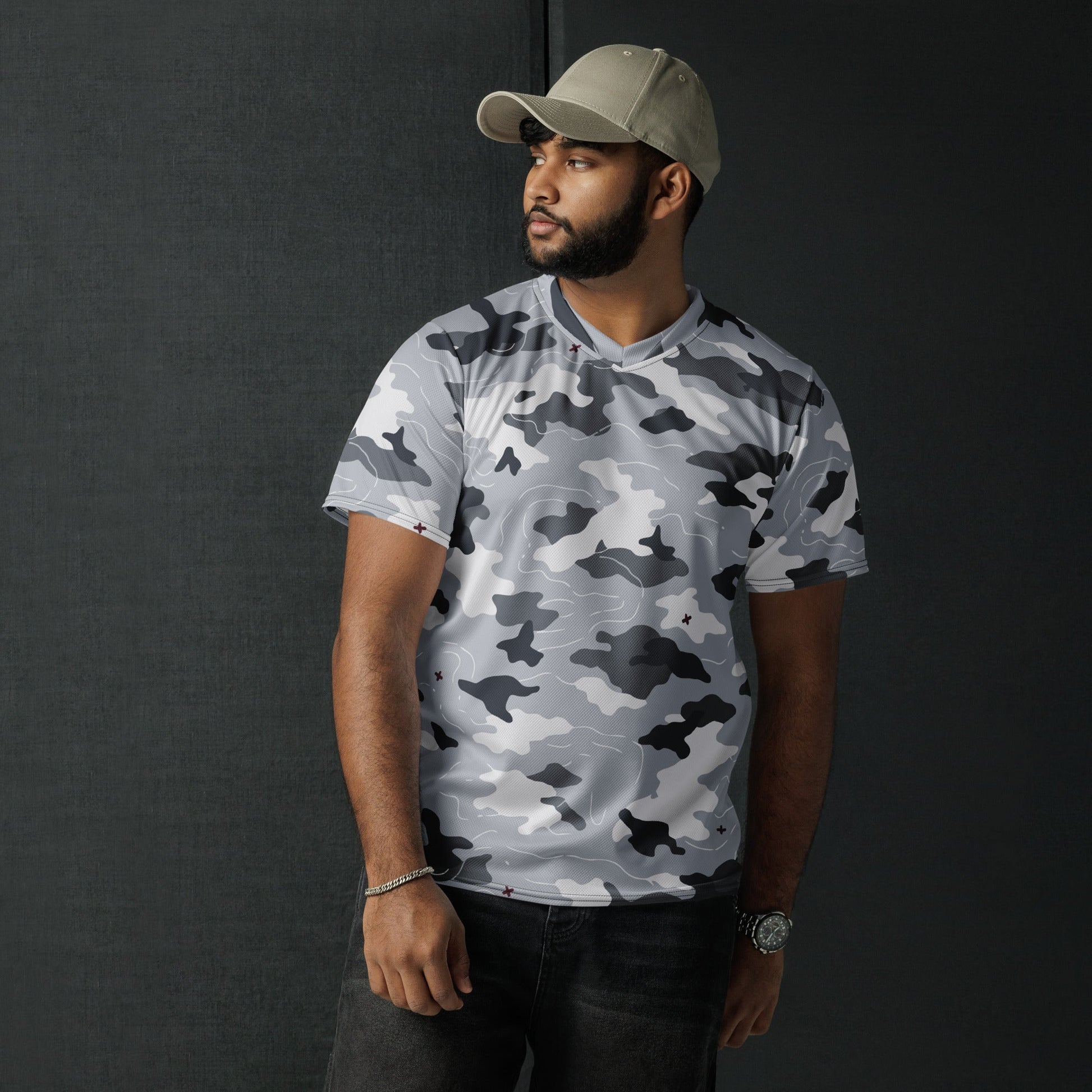 Frozen Tundra Topo CAMO unisex sports jersey - Sports Jerseys